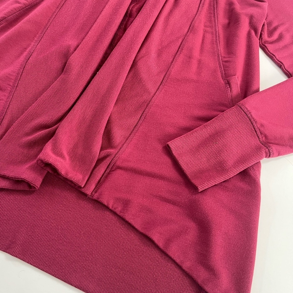 Quince Modal French Terry Cardigan Rose Pink Thumbhole Size Medium - Picture 6 of 12